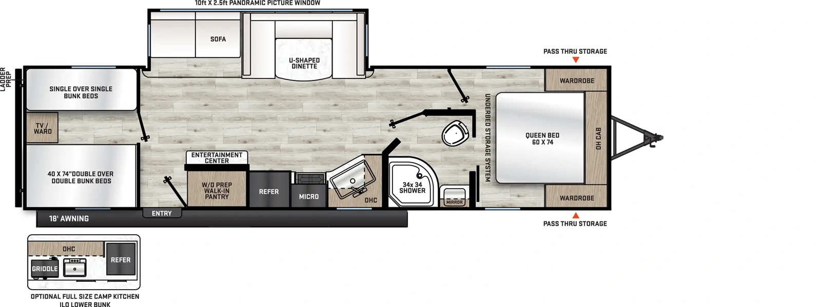 281QBUNK Floorplan Image